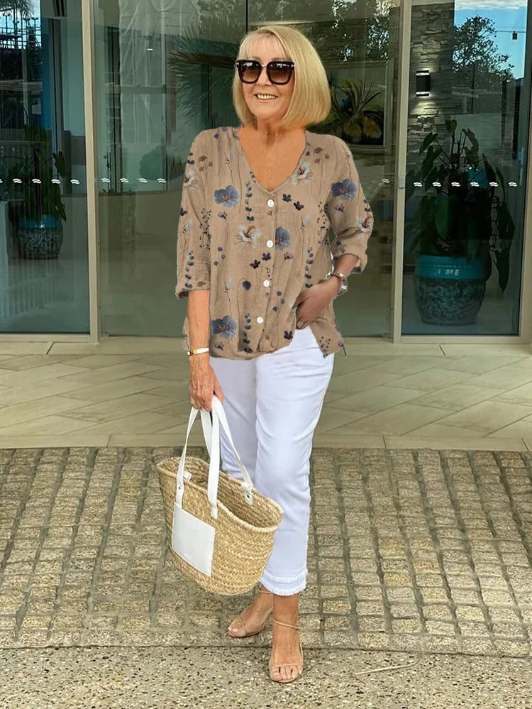 Bianca | Women's Blouse Three-Quarter Sleeve