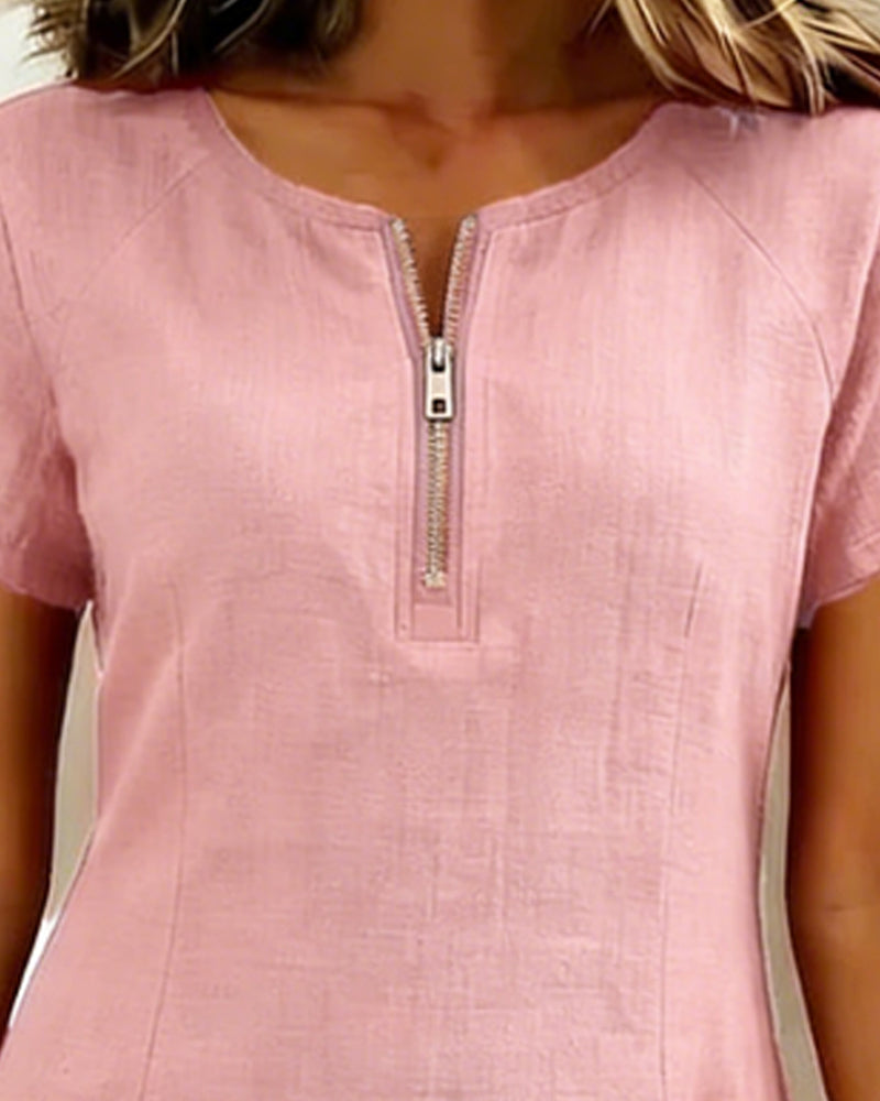 Maui | Relaxed Zipper Pocket Dress