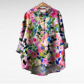 Séraphine | Artistic Floral Blouse