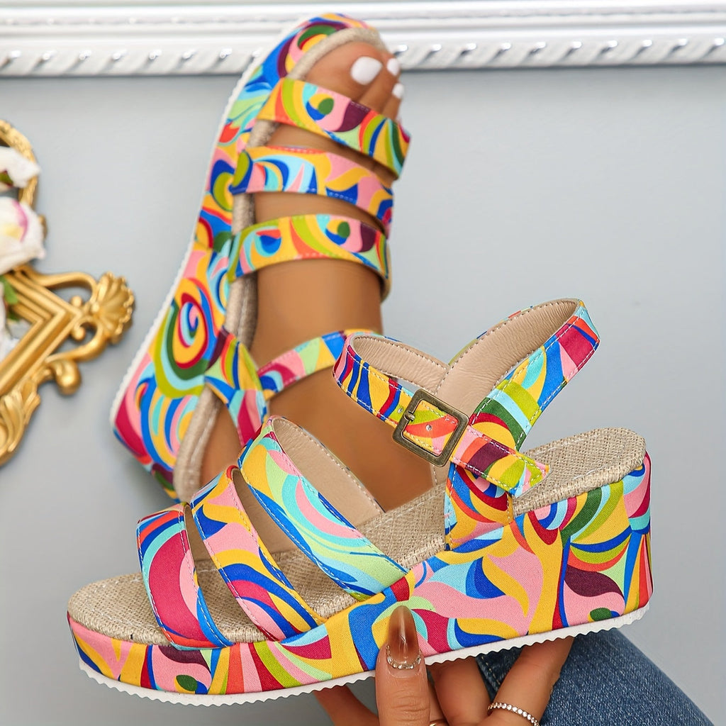 Stella | Platform Ankle Strap Sandals