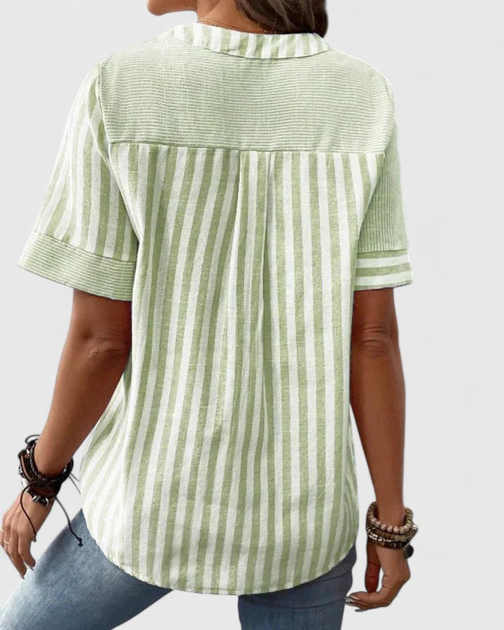 Gigi | Striped Blouse