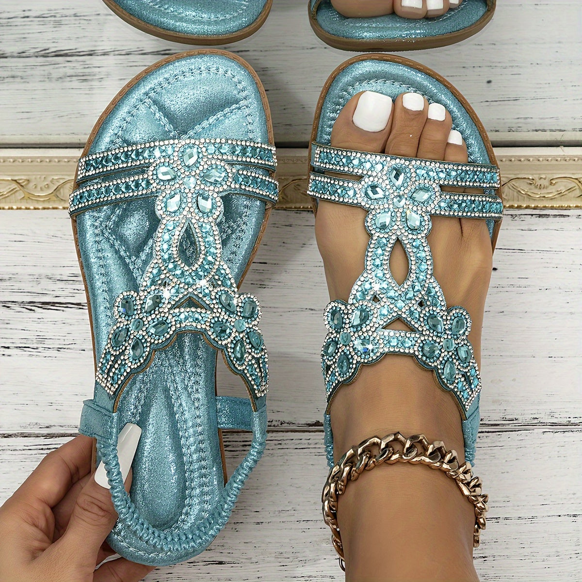 Maison | Orthopedic Crystal Sandals