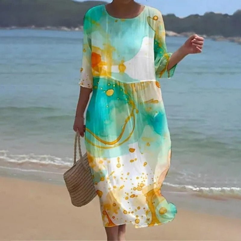 Zara | Sunset Flower Dress