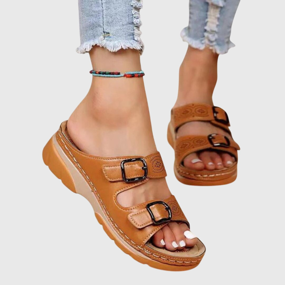 Olivia | Leather Orthopedic Sandals