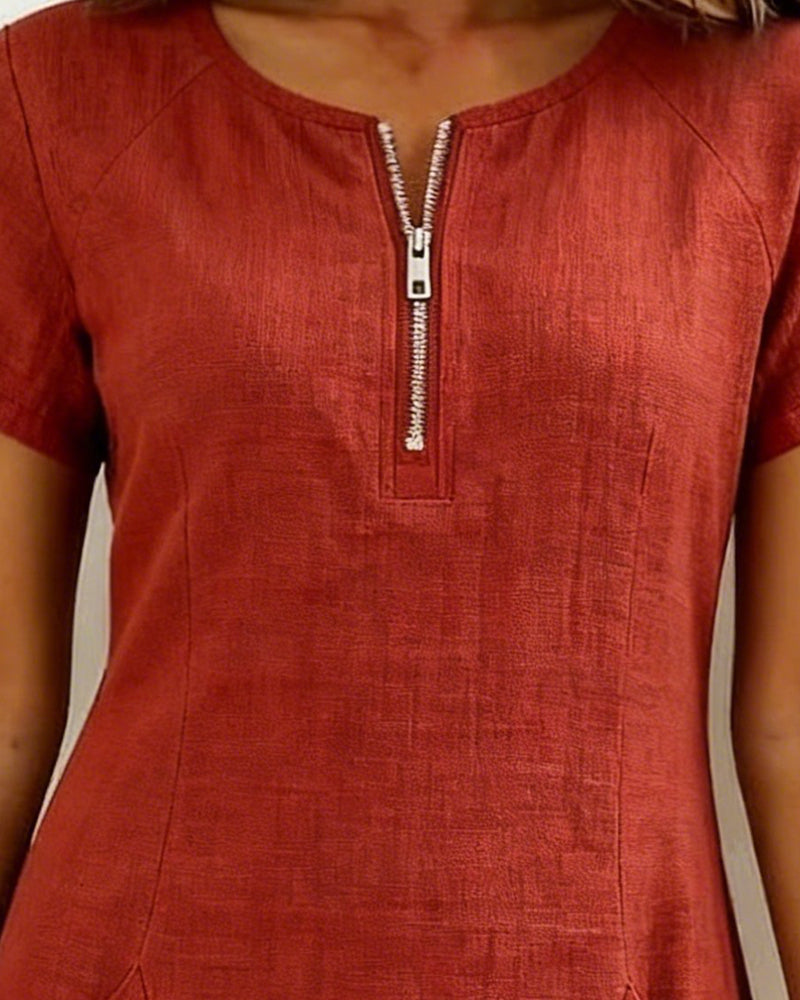 Maui | Relaxed Zipper Pocket Dress