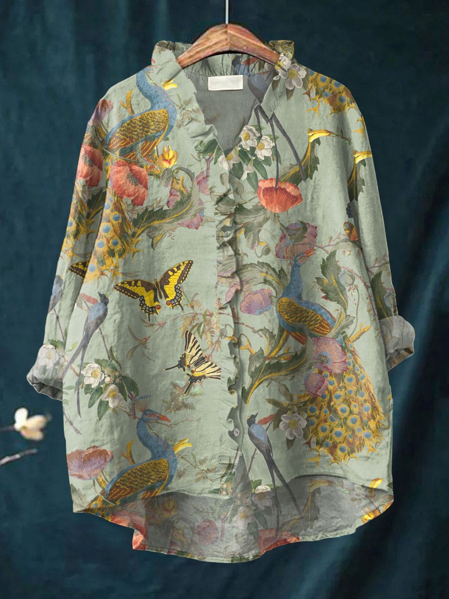 Scarlett | Ruffle-Trim Blouse