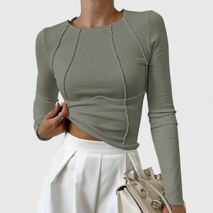 Denise | Elegant Casual Long-Sleeve Top