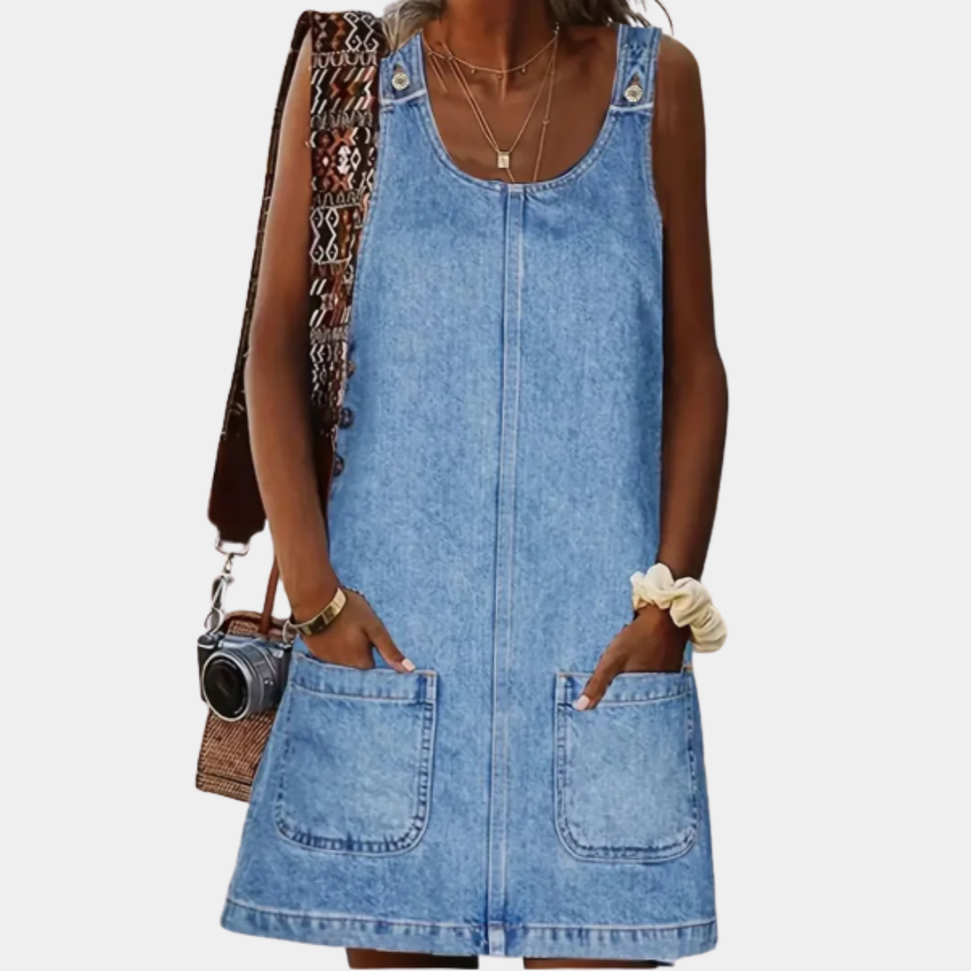 Saylor | Casual Denim Look Dress