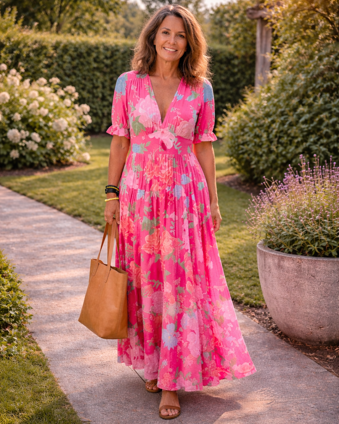 Debbie | Flattering Floral Maxi Dress