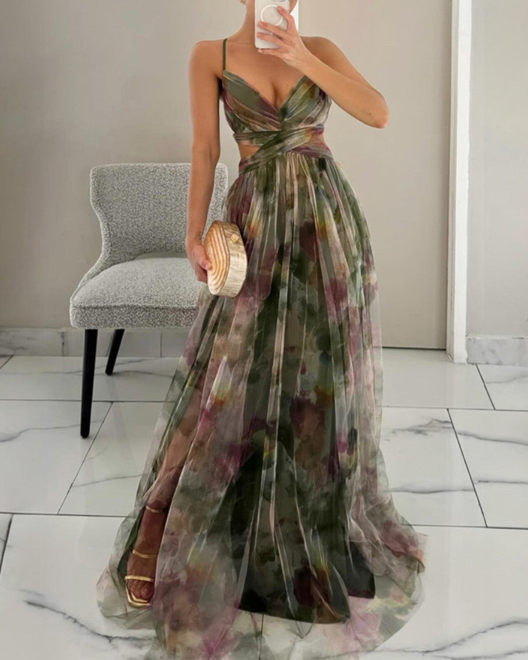 Stephanie | Floral Elegance Maxi Dress