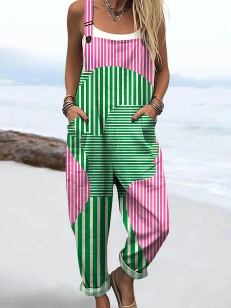 Abby | Abstract Form Jumpsuit
