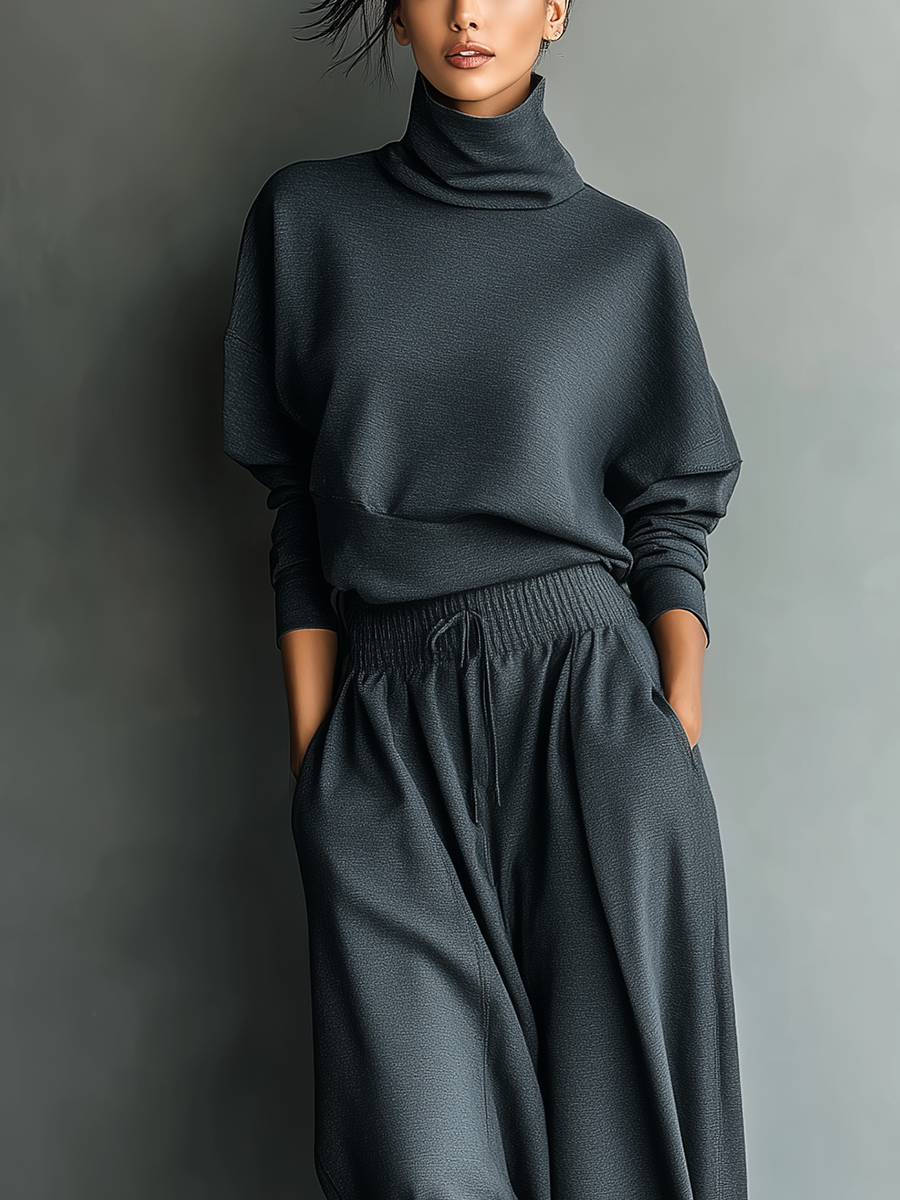 Wilma | Knit Ensemble Wide Pants