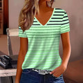Élina | Gradient Striped T-Shirt