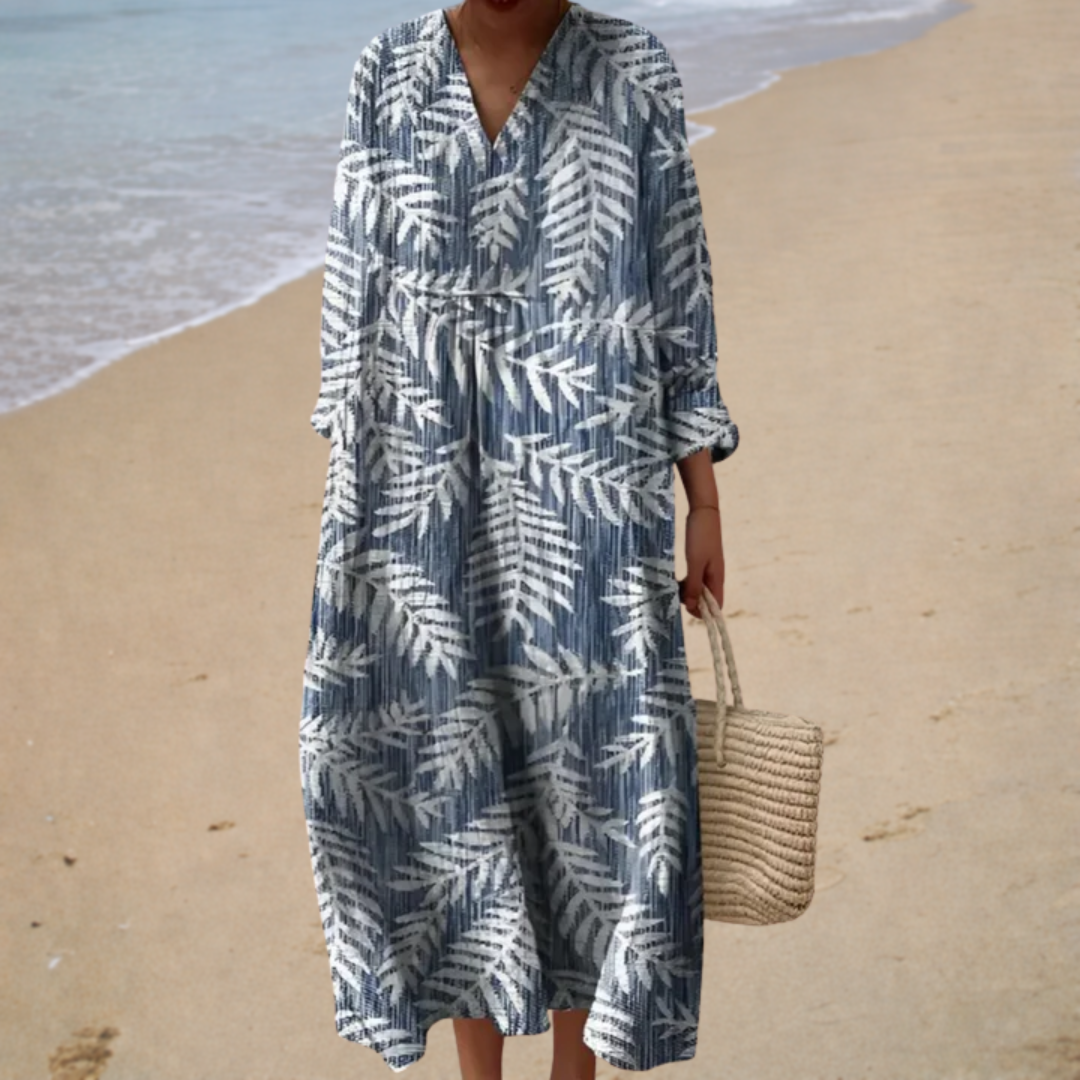 Isabelle | Long Tropical Dress