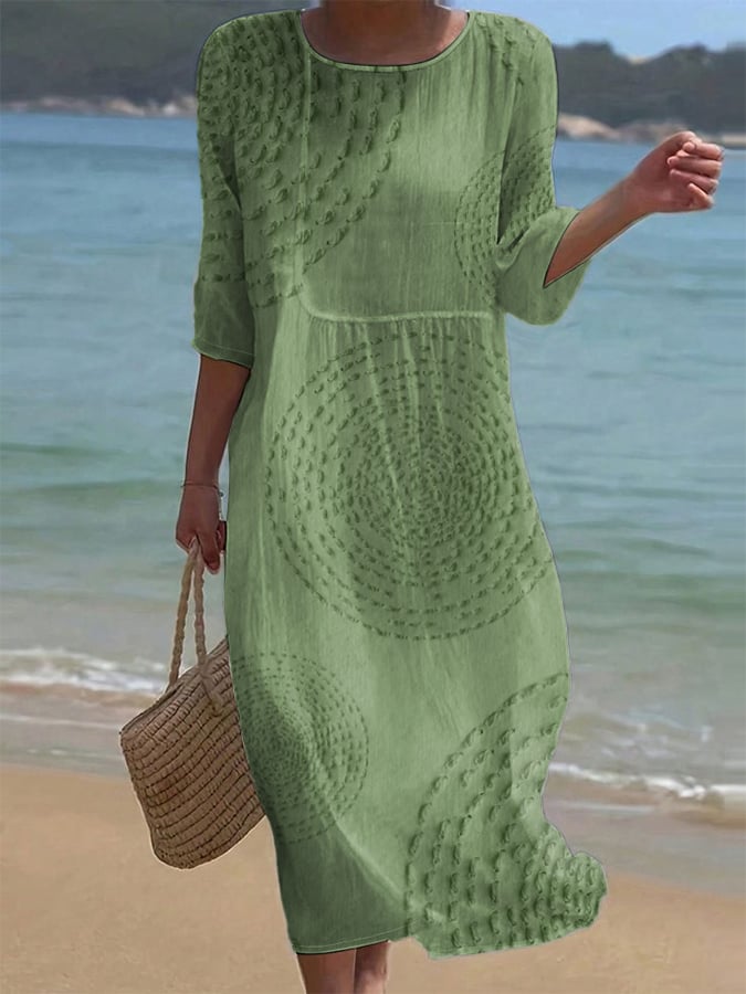 Adriana | Embroidered Casual Women's Dress