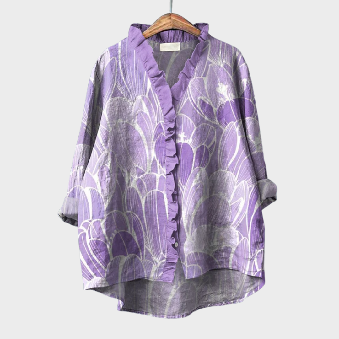 Laura | Refined Floral Blouse