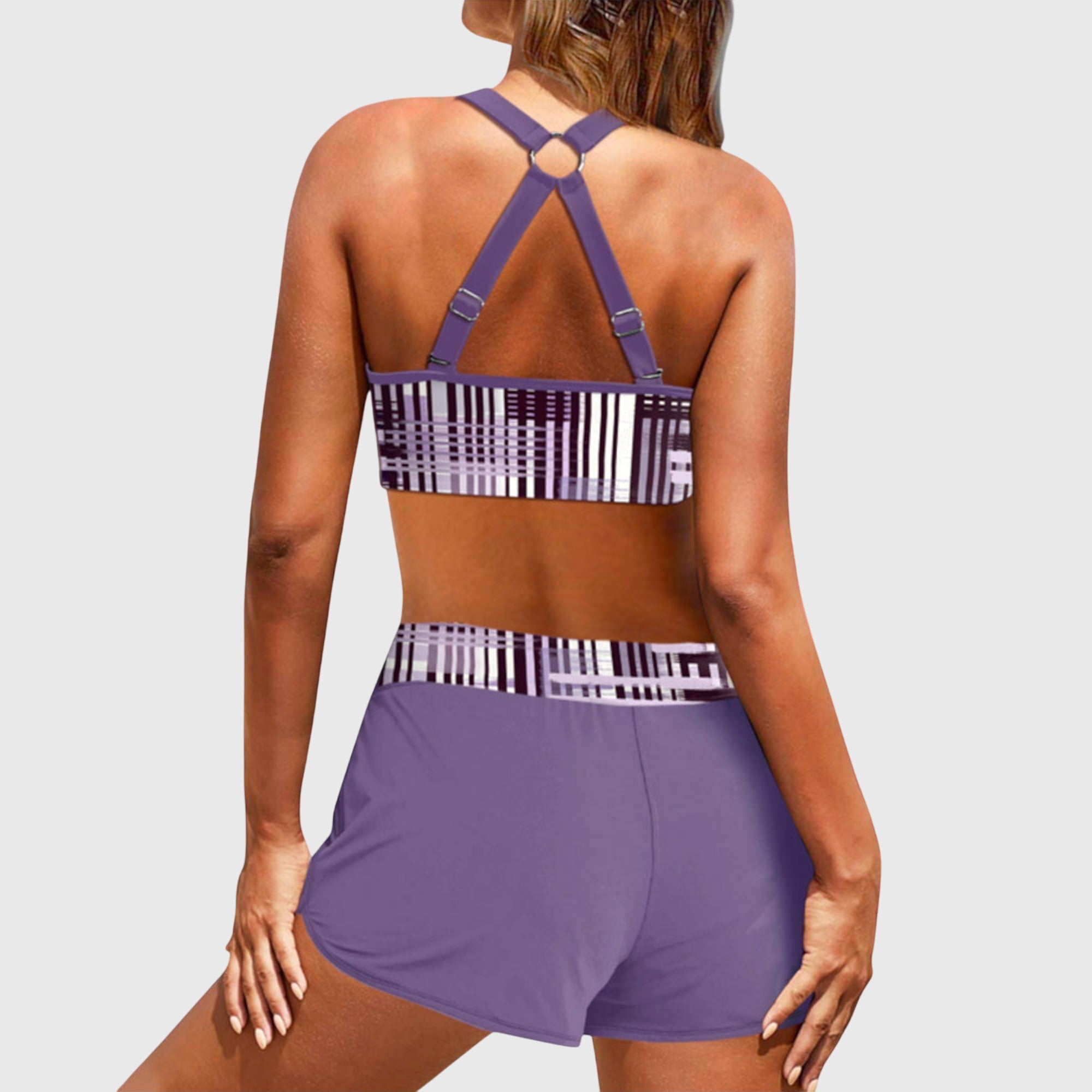 Janelle | High Waist Ribbed Bikini