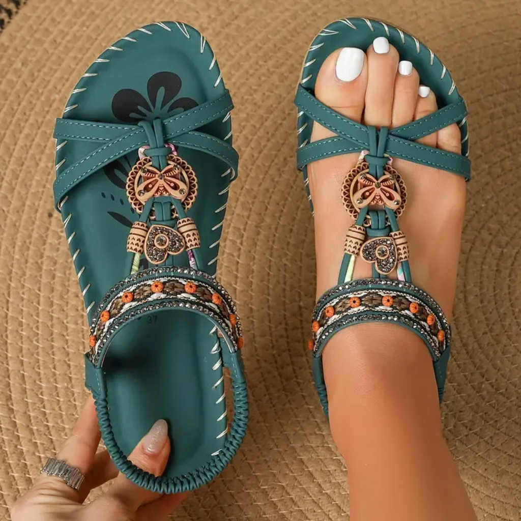 Nadia | Ibiza Style Sandals Combining Comfort and Elegance
