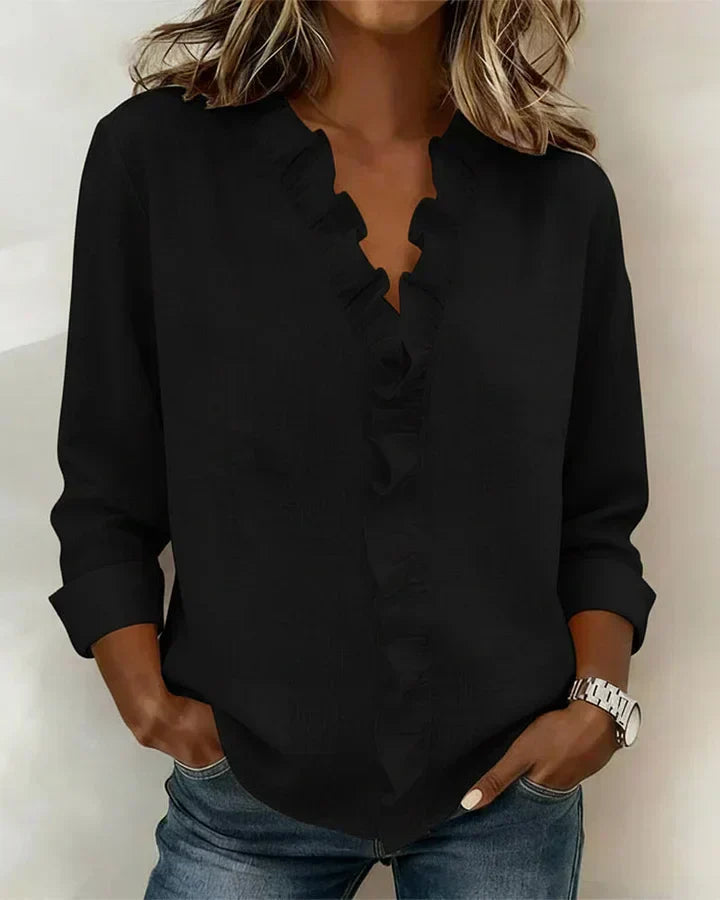 Susan | Ruffled Blouse
