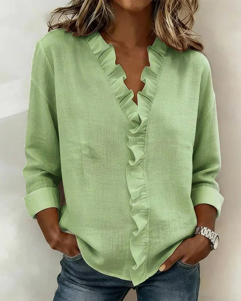 Susan | Ruffled Blouse