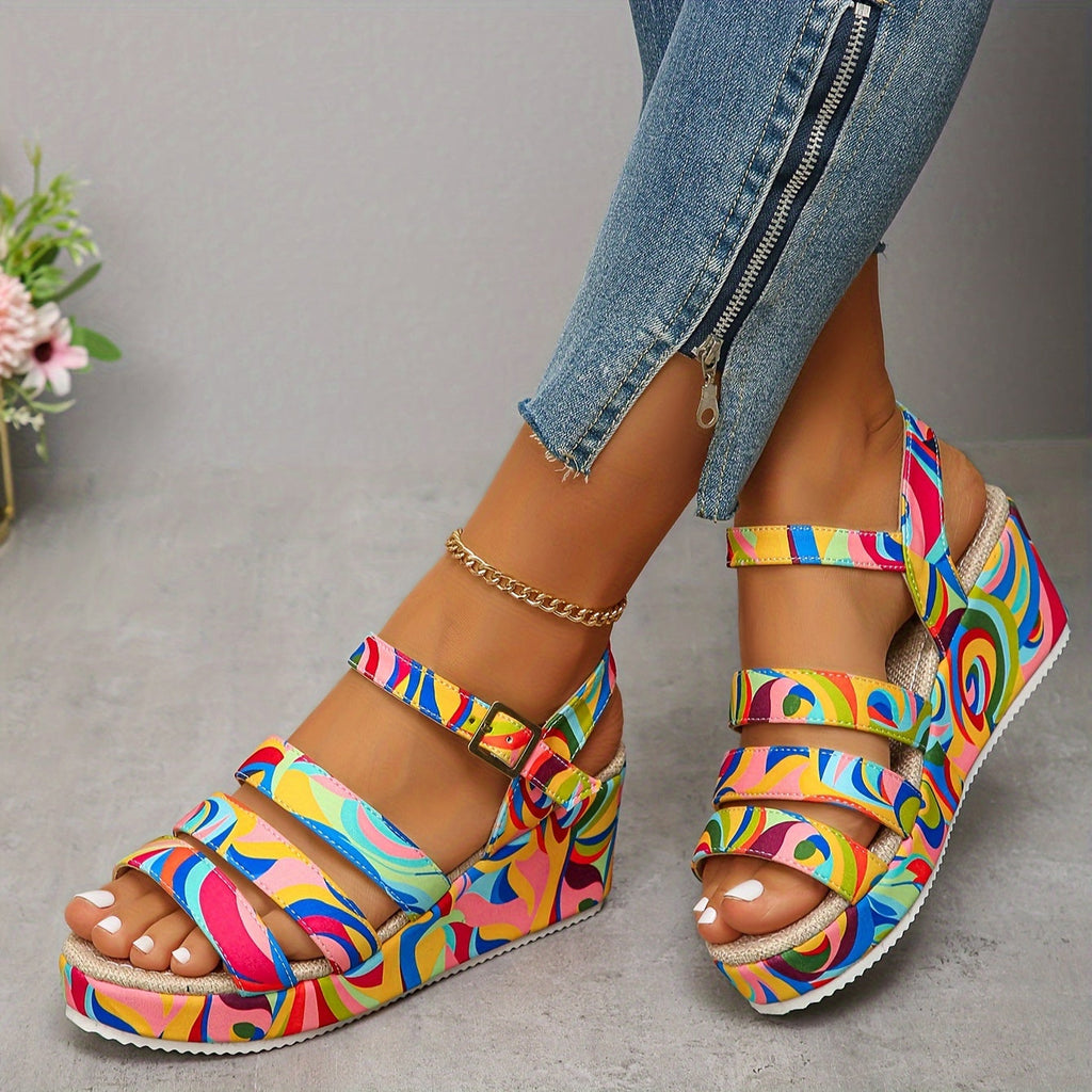 Stella | Platform Ankle Strap Sandals