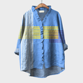 Ophélie | Ruffled Graphic Blouse