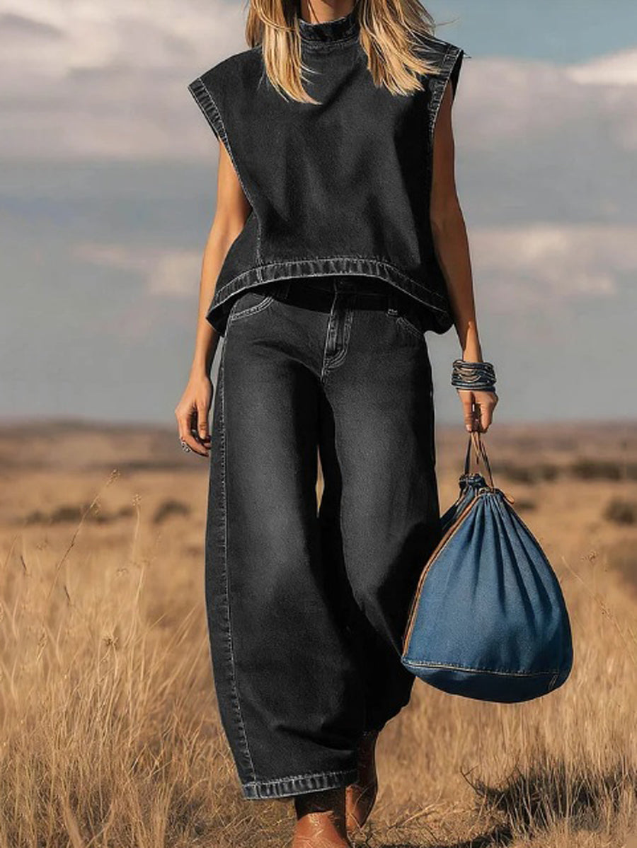 Ella | Loose Set with Wide Trousers