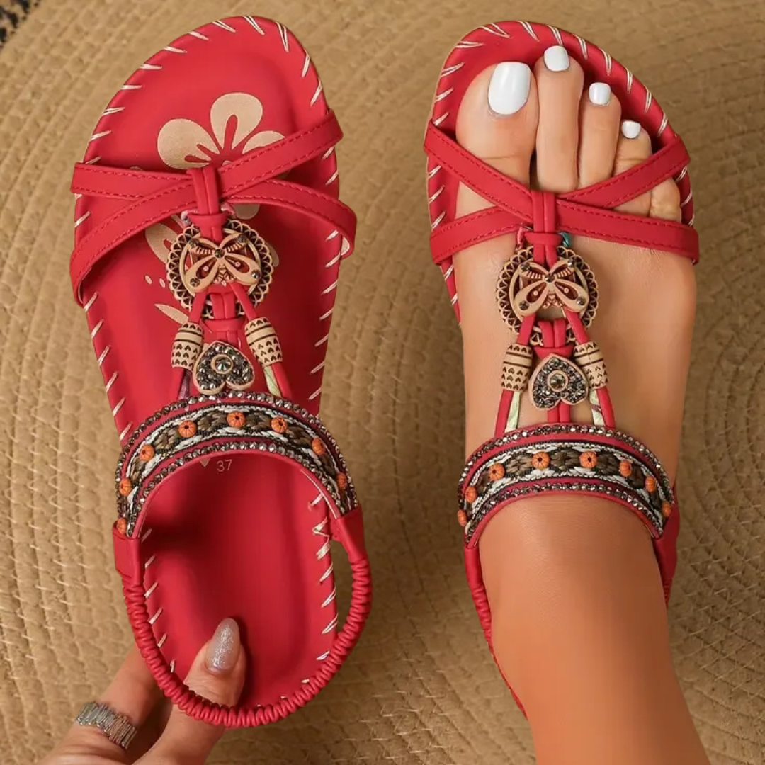 Nadia | Ibiza Style Sandals Combining Comfort and Elegance