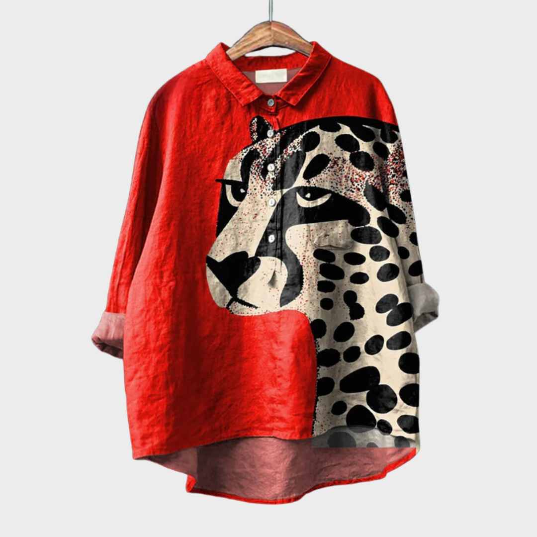 Maëva | Bold Feline Blouse
