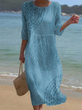 Queenie | Embroidered Casual Women's Dress.