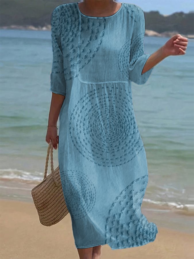 Adriana | Embroidered Casual Women's Dress