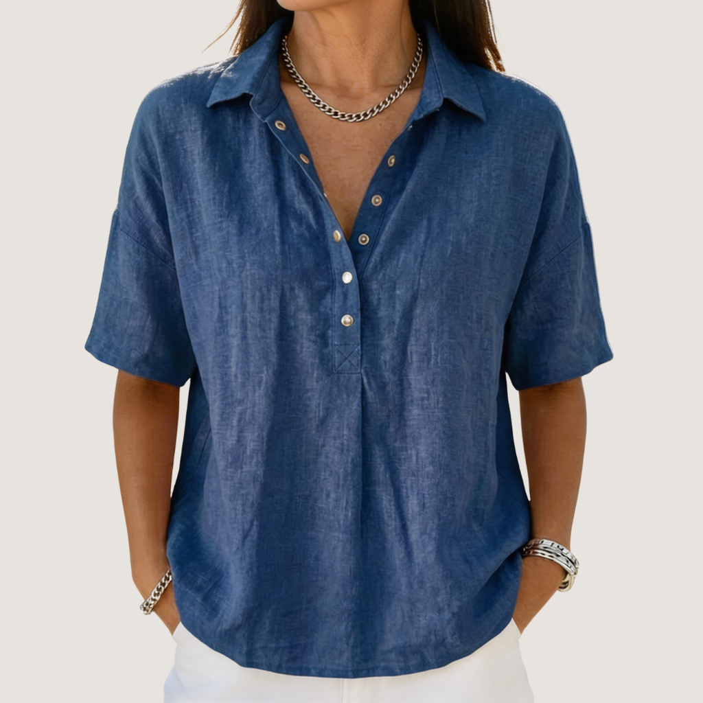 Hélène | Collared Blouse