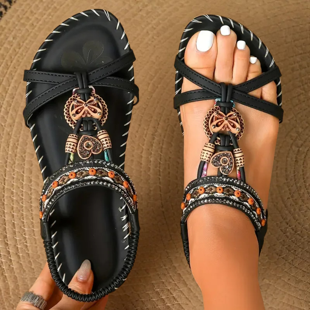 Nadia | Ibiza Style Sandals Combining Comfort and Elegance