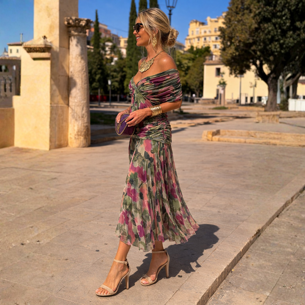 Roxanne | Off-Shoulder Maxi Dress