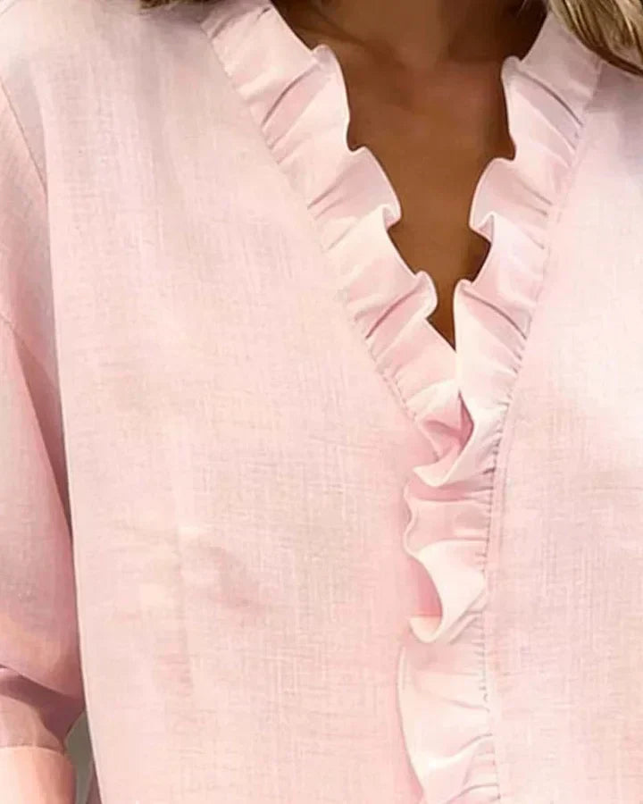 Susan | Ruffled Blouse