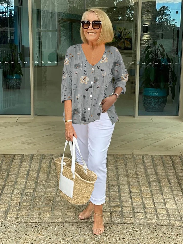 Bianca | Women's Blouse Three-Quarter Sleeve