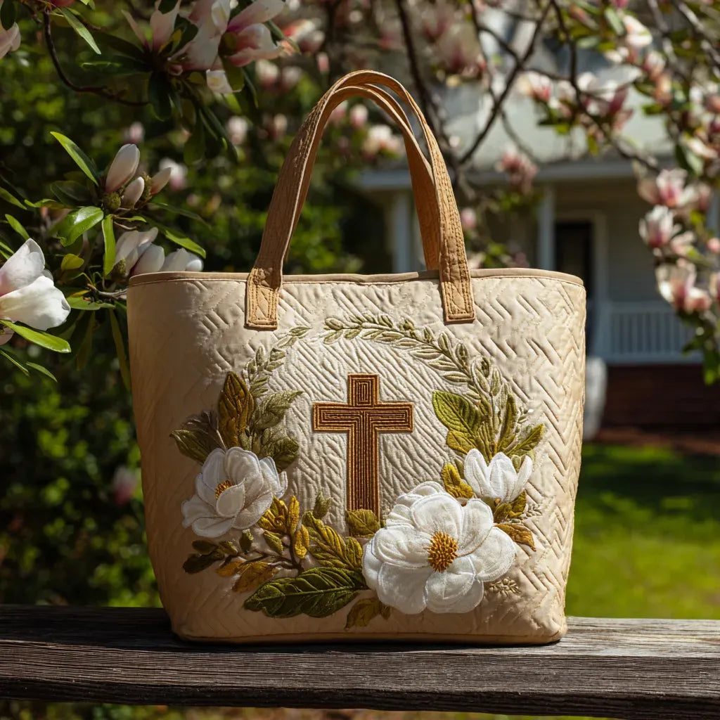 Lea | Handmade Bag with Holy Cross