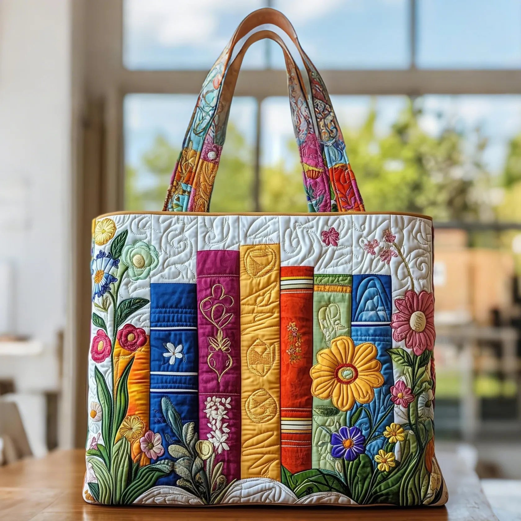Shimmy | Artisanal Flower Library Tote