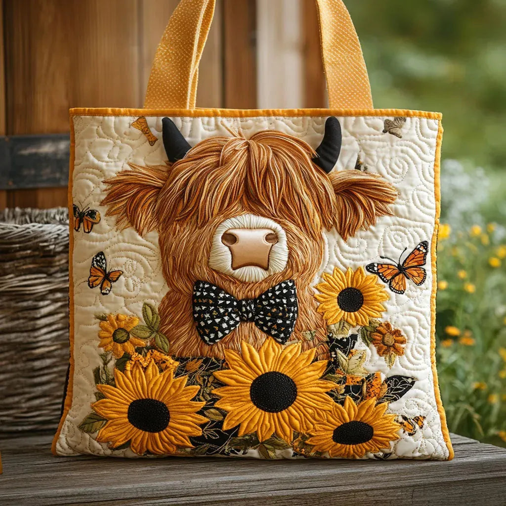 Gaea | Quilted Bag with Butterfly and Bow