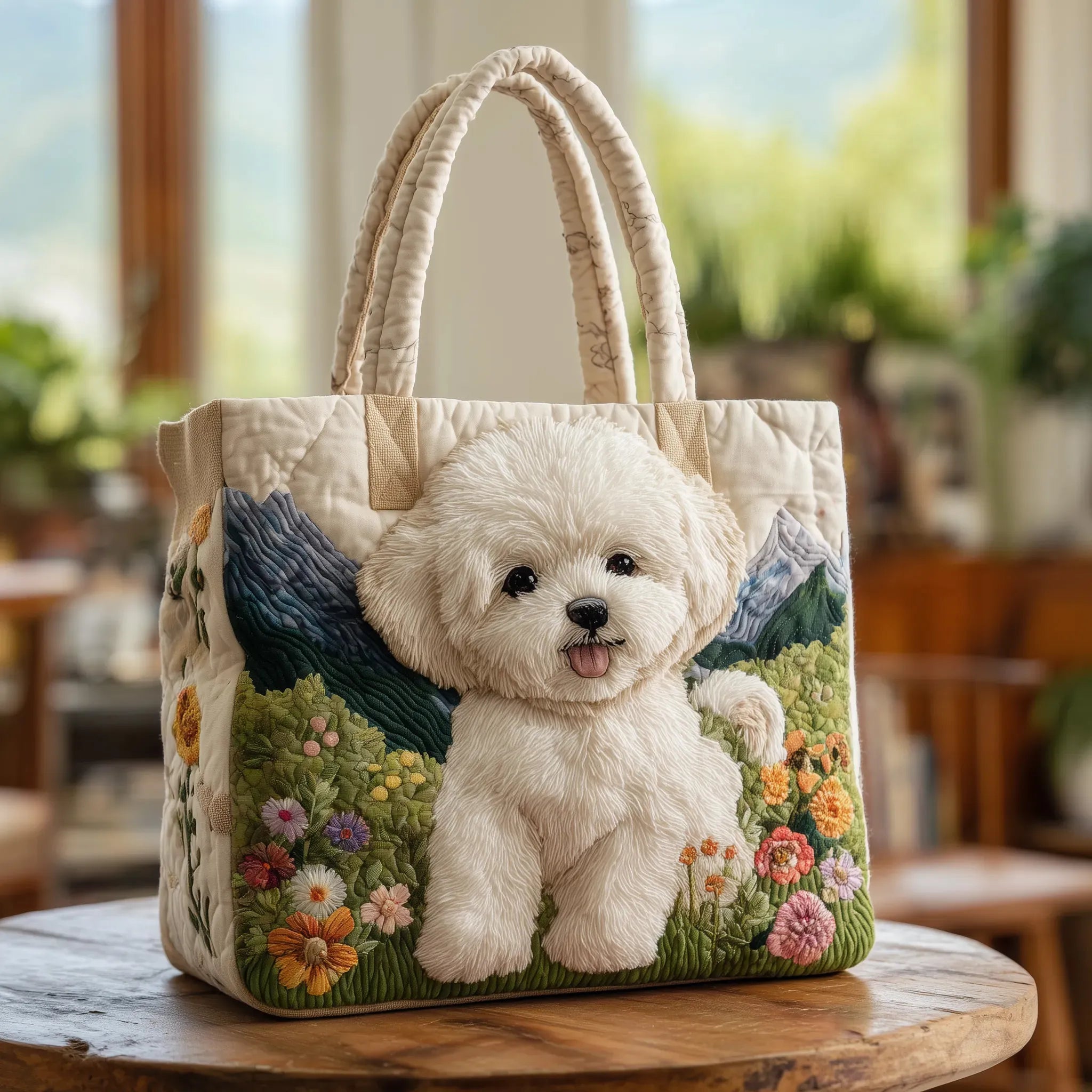 Julie | Artisanal Quilted Bag for Dogs