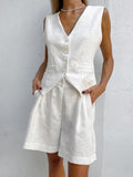 Sophia | Cover Up Two Piece Shorts Set