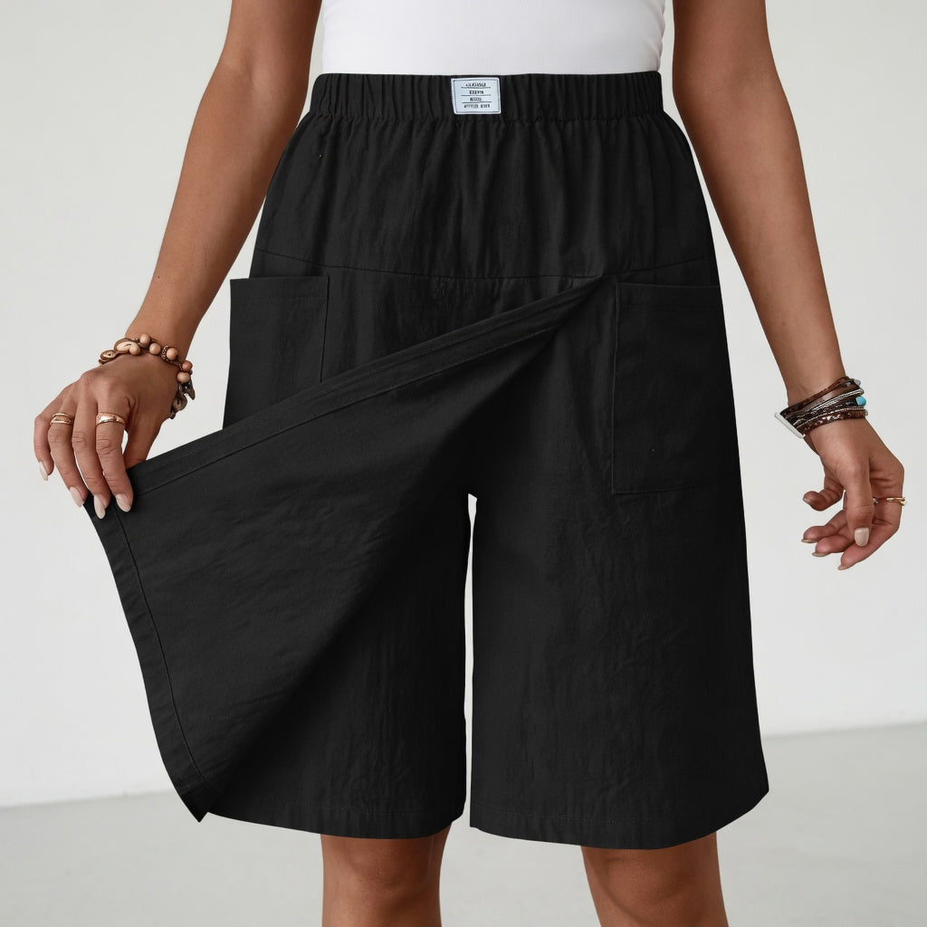 Lucianne | Elastic Waist Skort with Active Freedom Pockets