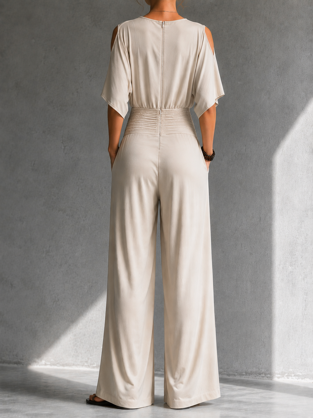 Ayla | Elegant combination with wrap effect and wide legs