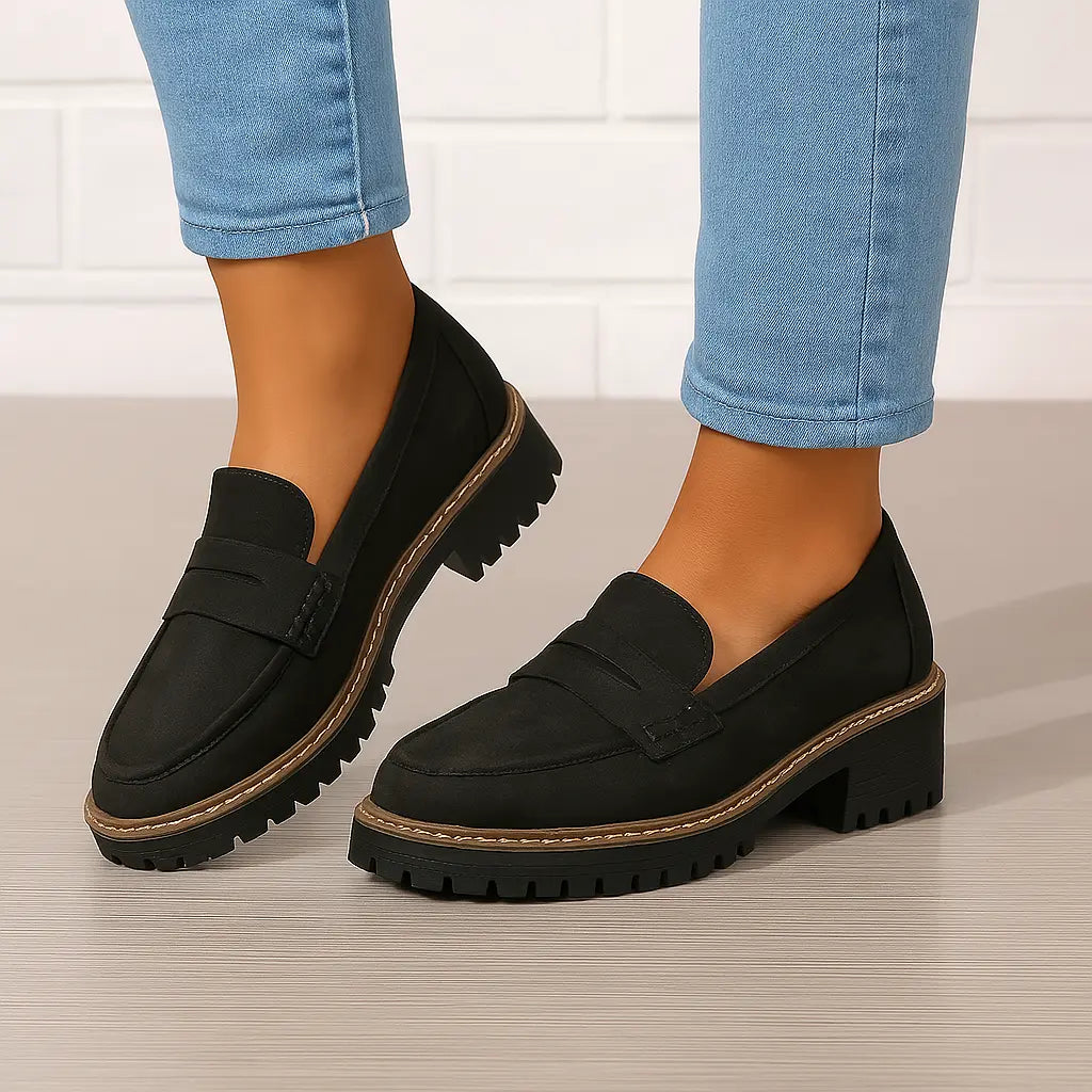Nadia | Timeless Suede Loafers