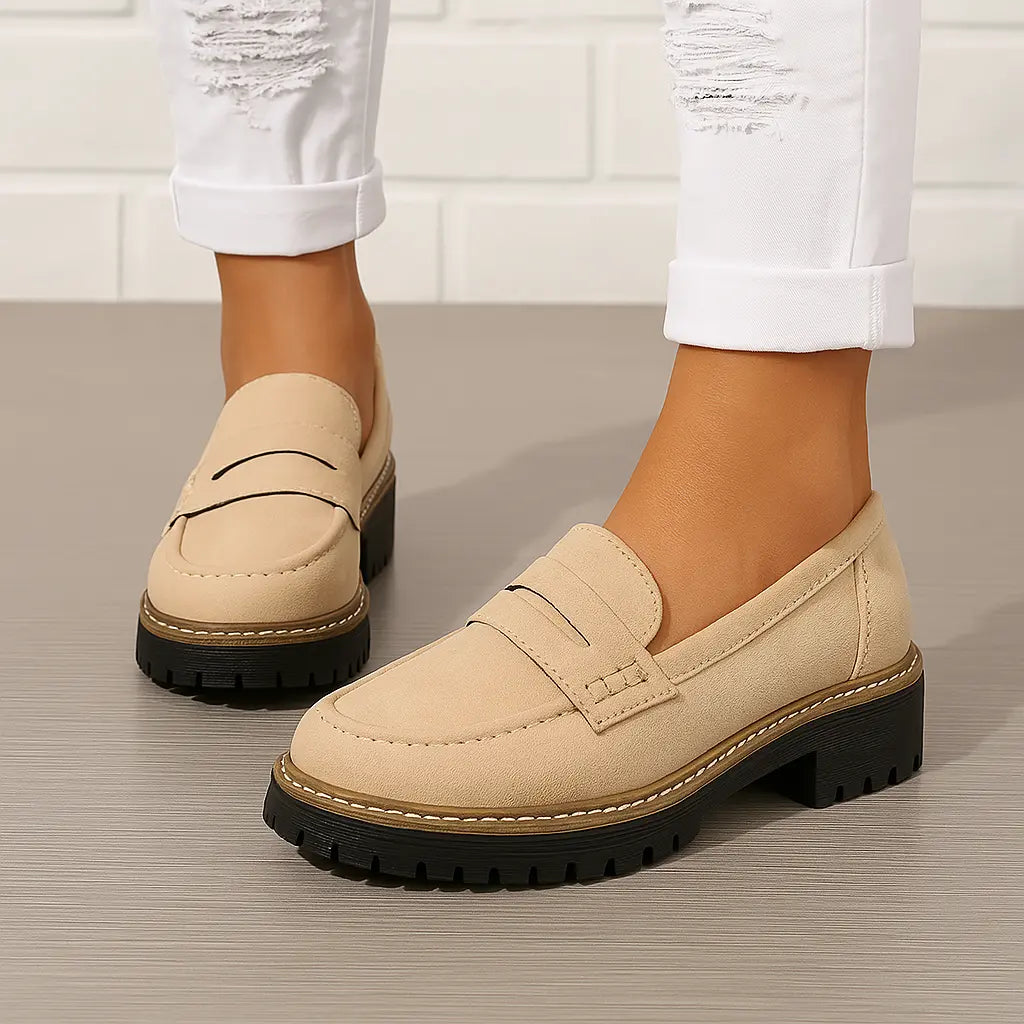 Nadia | Timeless Suede Loafers