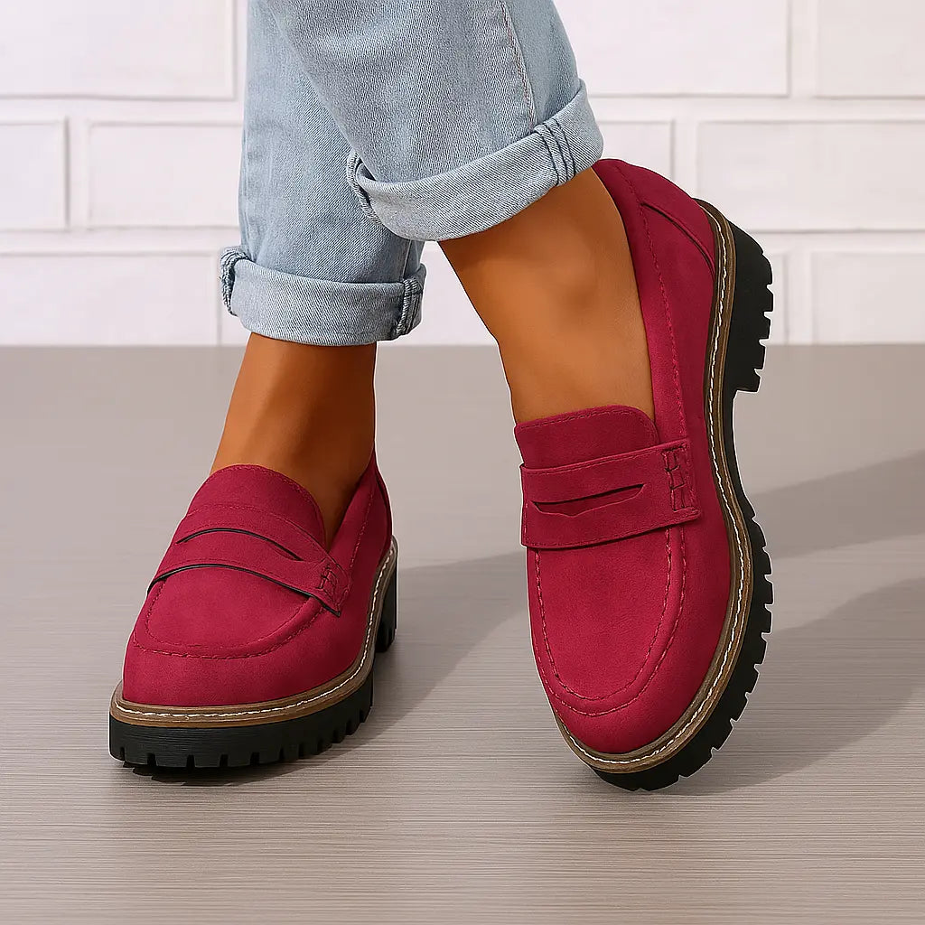 Nadia | Timeless Suede Loafers