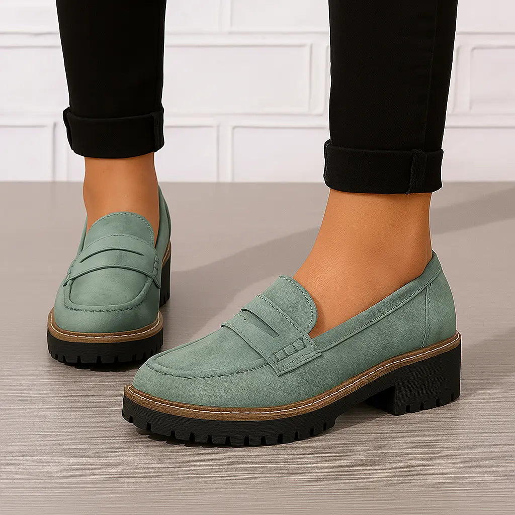 Nadia | Timeless Suede Loafers