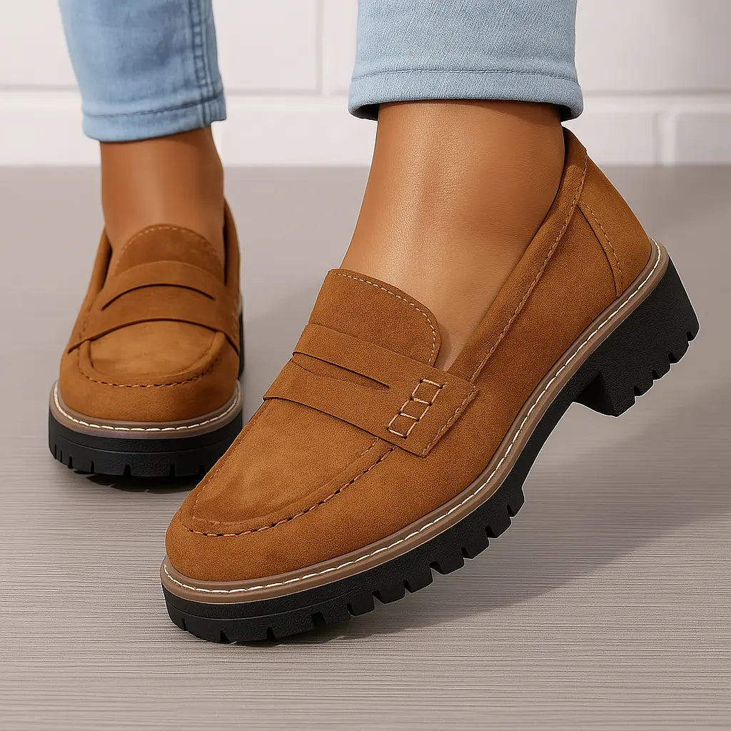 Nadia | Timeless Suede Loafers