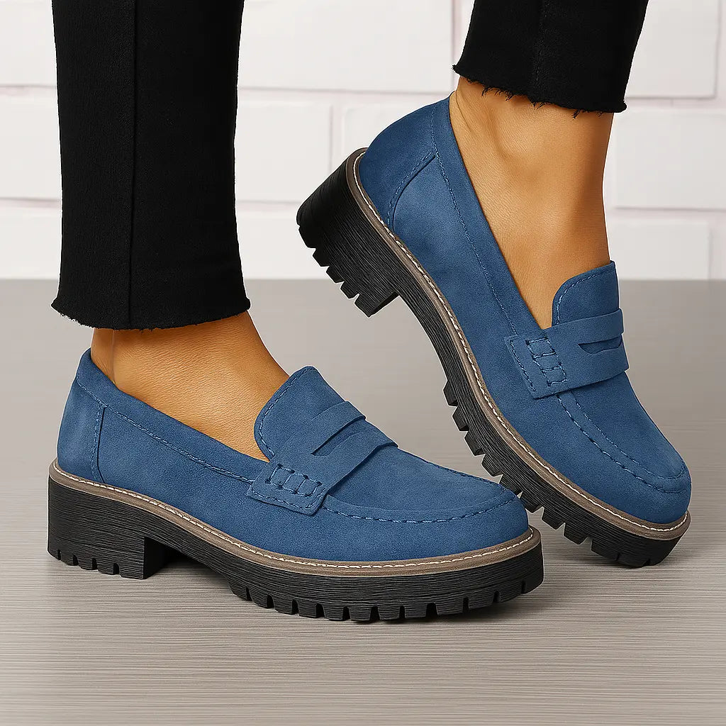 Nadia | Timeless Suede Loafers