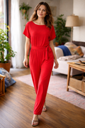 Winona | Women's Wide-Cut Jumpsuit with Belt